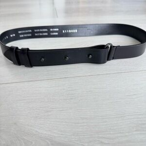 Vintage Jacob Black Leather Belt